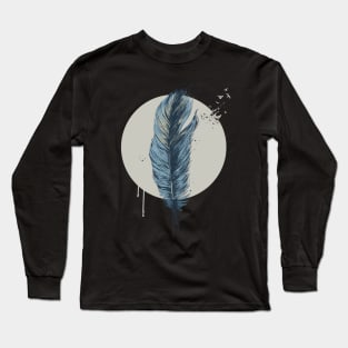 Feather in a circle Long Sleeve T-Shirt